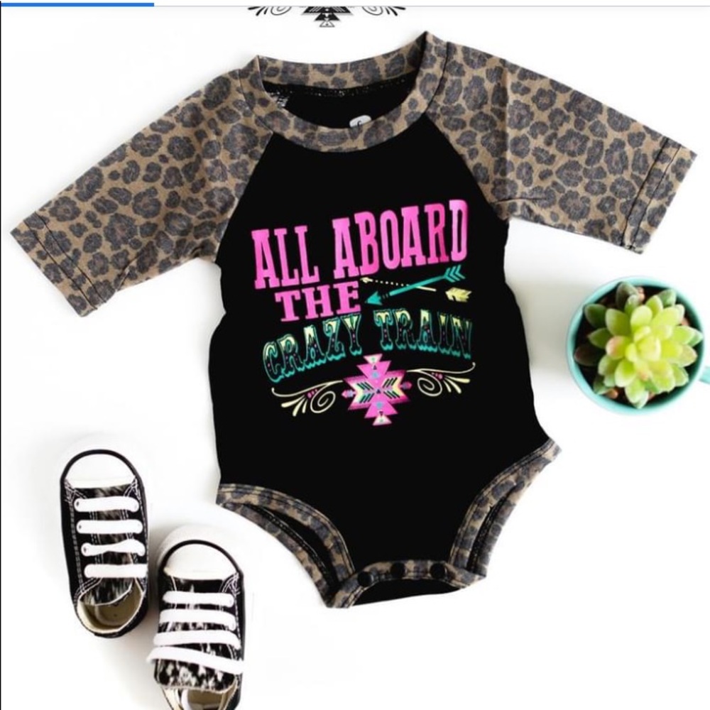Leopard Western Onesie